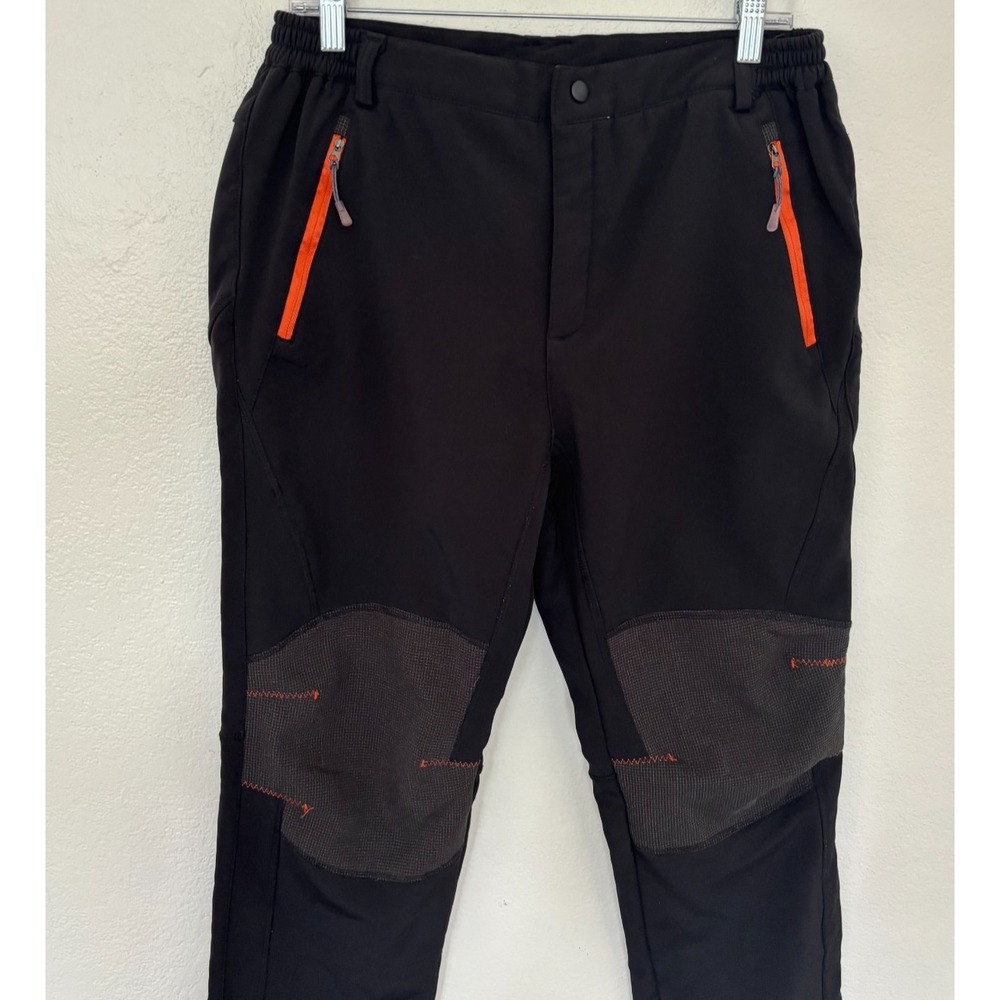 Windstopper Pants XL Black Abrasion Knee Gorpcore Mountain Biking Alpine Trail - Picture 2 of 16